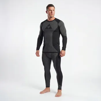Pánské oblečení Termo komplet FISCHER Seamless Baselayer & Kalhoty Seamless Baselayer Černá L