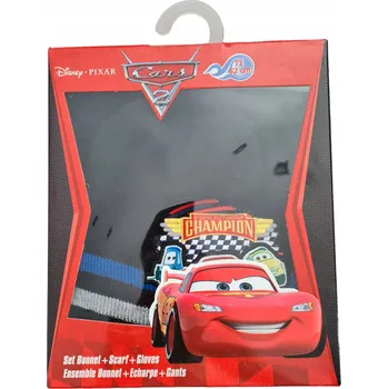 Čepice Dětská souprava čepice, šála a rukavice Auta Disney Cars 2