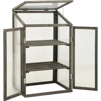 Skleník Skleník, 60x45x100 cm, jedlové dřevo