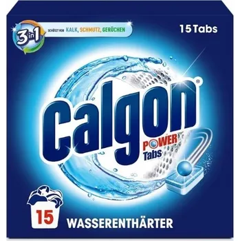 Čistič pračky Tablety na odvápnění Calgon Power Tabs do praček 1 5 kusů