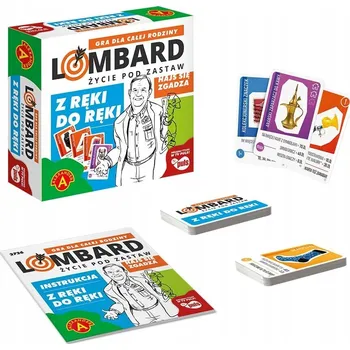 Desková hra Desková hra Lombard z ruky do ruky, Rodinné hry, hry pro čtyřleté děti, Zábavná hra pro děti, Deskové hry pro děti jako Dárek, Levné deskové hry pro děti Alexander