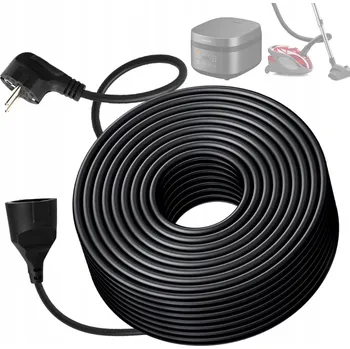 Napájecí kabel KABEL PRODLUŽOVACÍ KABEL STAVEBNÍ ZAHRADNÍ KABEL PRODLUŽOVACÍ 30 METRŮ