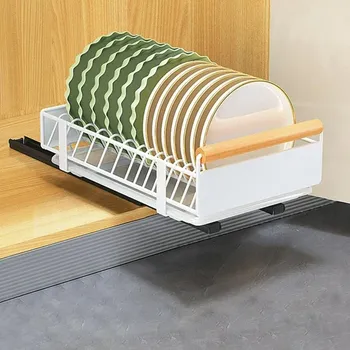 Odkapávač na nádobí Výsuvný organizér a odkapávač na talíře