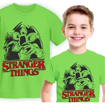 Chlapecké tričko DĚTSKÉ TRIČKO ZELENÉ DEMOGORGON STRANGER THINGS VELIKOST 2XS 104CM