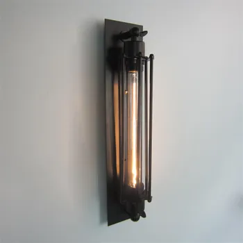 Nástěnné svítidlo Nástěnné svítidlo Retro Loft černé E27 vintage industriální