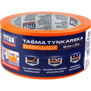 Lepicí páska Omítací Páska 48 cm x 20 m Tytan Professional Fasádní Stavební pro Omítky