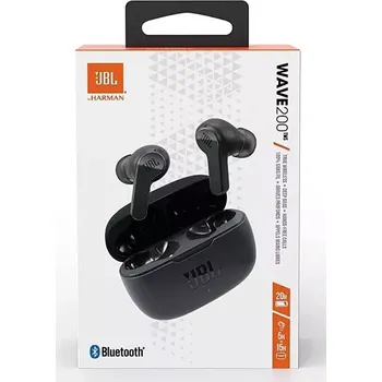 Sluchátka JBL Wave 200 TWS bluetooth headset barva černá