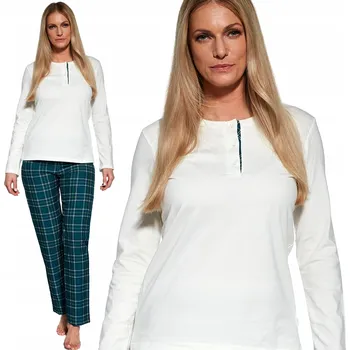 Dámské pyžamo Cornette dámské pyžamo bavlna zelené velikost XXL