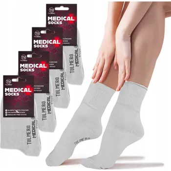 Dámské ponožky PONOŽKY BEZTLAKOVÉ DÁMSKÉ PONOŽKY MEDICAL PRO DIABETIKY 41-43