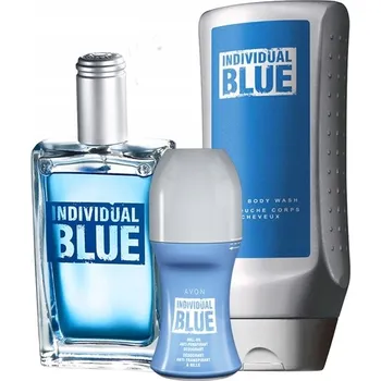Kosmetická sada Avon Pánská sada Blue: balzám po holení, deodorant, toaletní voda 3 ks