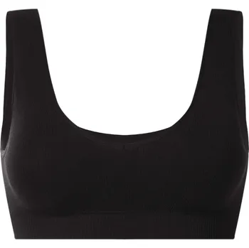 Podprsenka esmara® Dámská bezešvá podprsenka s vyjímatelnými vycpávkami (černá, L(44/46))