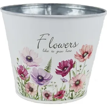 Zahrada Květináč plechový K4691/1