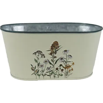 Zahrada Květináč plechový ovál K4682/1