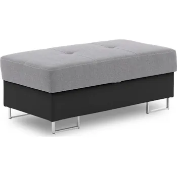 Sedací souprava Taburet RIGATTO Světle šedá/černá