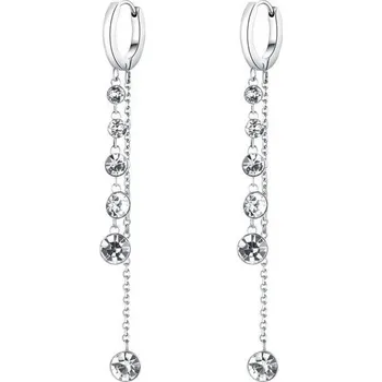 Náušnice Třpytivé dlouhé náušnice s krystaly Symphonia BYM87 Brosway