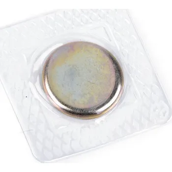 Skryté magnetické zapínání k našití Ø19 mm, střední, 4 transparent čtverec