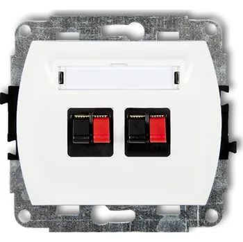 Elektrická zásuvka Anténní zásuvka nástěnná Karlik bílá