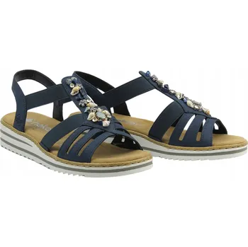 Dámské sandále Rieker dámské sandály V0649-14 platforma, velikost 38