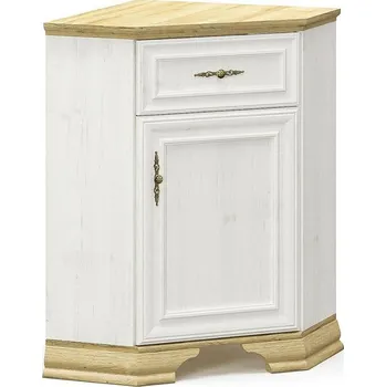 Komoda Komoda rohová 1D1S SCORDIA borovice andersen/zlatý dub