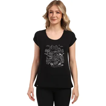 Dámské tričko Kilpi ROANE-W Dámské triko YL0364KI Černá 44