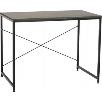 Psací stůl Obdélníkový psací stůl Kondela 90 x 60 x 74,5 cm beton/černý