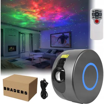 Světelný efekt Galaktický 3D LED Projektor Noční Oblohy Planetárium Domácí Projektor Oblohy s Dálkovým Ovládáním