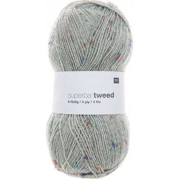 Příze Ponožková příze Rico Design Superba Tweed 4ply 007