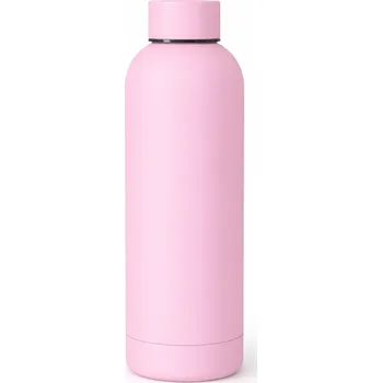 Termoska Termoska ocelová 500 ml na teplé i studené nápoje růžová