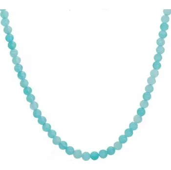 Náhrdelník Tyrkysový náhrdelník s amazonitem a stříbrem, amazonit tyrkys stříbro 925