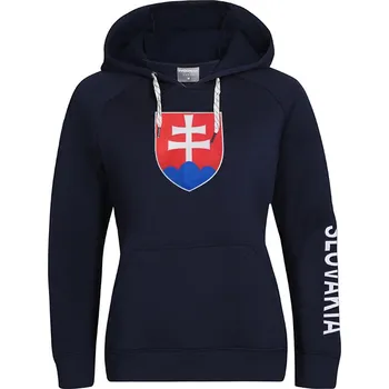 Dámská mikina Dámská tepláková mikina PROGRESS SK Hoody Lady tm.modrá Velikost: M