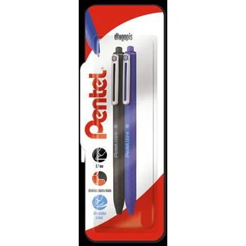 Propiska 0,7 mm BX467 2 ks černé modré PENTEL