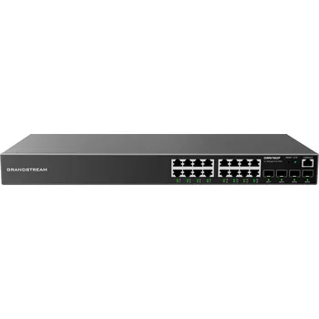 Switch Grandstream GWN7802P L2+ Managed Network Switch 16x 1Gb RJ45, 4x SFP, PoE, DHCP, QoS, VLAN