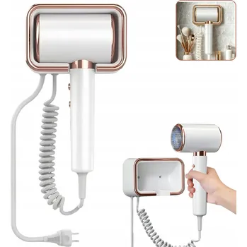 Fén Nástěnný fén na vlasy pro hotely 2000W, Tichý, VÝKONNÝ