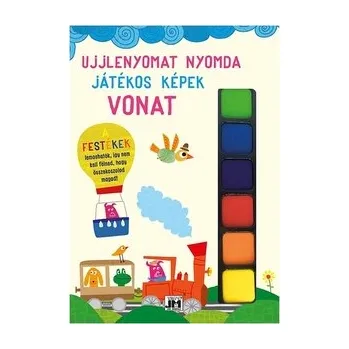 omalovánky Malování s prsty Vláček, HU