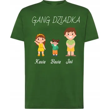 Pánské tričko Dárek Den dědečka Gang dědečka + Jména vnoučat XS