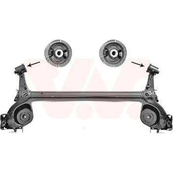 Zavěšení kol Tělo nápravy VAN WEZEL 3804629