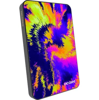 Powerbanka Picasee Powerbanka s MagSafe 5 000 mAh Šedá - Burn