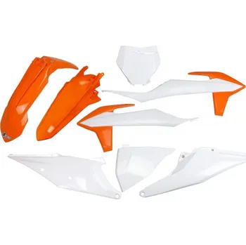 UFO sada plastů KTM SX 125/150/250 '19-'22, SXF (SX-F) 250/350/450 '19-'22 (oranžová/bílá)