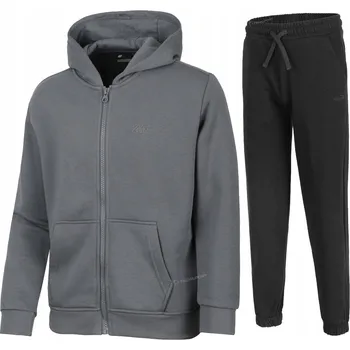 Chlapecká mikina 4F CHLAPECKÁ TEPLÁKOVKA KOMPLET ROZEPÍNACÍ MIKINA KALHOTY / vel 158