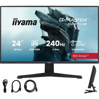 Monitor Iiyama G-MASTER G2471HS-B1 LED monitor 23,8" 1920 x 1080 px IPS / PLS