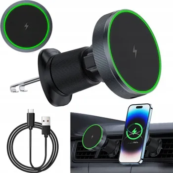 Držák do ventilační mřížky DRŽÁK DO AUTA NA TELEFON černý