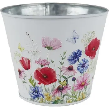 Zahrada Květináč plechový K4688/1