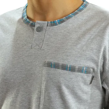 Sesto Senso pánské pyžamo JASIEK s dlouhým rukávem, velikost M