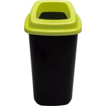 Odpadkový koš Plastový koš na tříděný odpad, 45 l, zelená