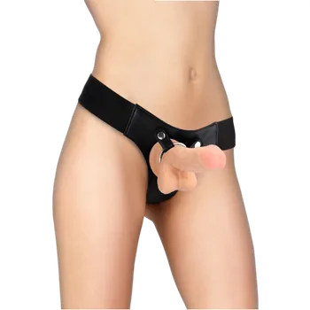 Připínací penis Ouch! Realistic 6" Strap On Skin Strap on dildo s postrojem 18 cm