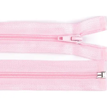 Zip Spirálový zip No 5 délka 45 cm bundový POL, malé, 133 růžová světlá