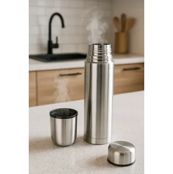 Termoska Termos na kávu a čaj Tadar 0,75L nerezová ocel s dvojitými stěnami