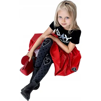 Dívčí oblečení Dětské punčocháče Knittex šedé polyamidové velikost 92