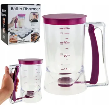 Dávkovač mýdla DD26 DÁVKOVAČ DÁVKOVAČ TĚSTA NA VAFKY, LÍVANCE, PALAČINKY - NÁDOBA S MĚRKOU PANKEJ