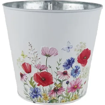 Zahrada Květináč plechový K4688/3